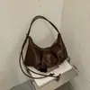 Bolso Maillard de alta gama para mujer 2026 nuevo bolso de otoño plisado bolso de trabajo de gran capacidad bolso de hombro único bandolera