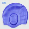 Gorro de Natación de Silicona Protector de Oídos para Hombres y Mujeres, Gorro de Natación para Adultos, Impermeable Transfronterizo, No Aprieta, Gorro de Natación para Mujeres con Cabello Largo, Logo Personalizado
