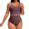 Ropa Interior de una Pieza Moldeadora de Cuerpo Tanga Transfronteriza Europea y Americana Control de Abdomen Abertura Inferior Levantamiento de Glúteos Tirante Soporte de Senos Corsé Corporal