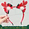 Chifres de Natal Headband Ano Novo Natal Bonito Reunindo Chifres Boneco de Neve Headwear de Férias Transfronteiriças