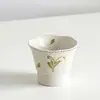 Taza de Cerámica, Diseño de Nicho, Bonita, Bebidas Calientes y Frías, Gran Capacidad, Estilo Ins, Preparación de Té