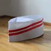 Chapéu de Trabalho para Garçom de Cozinha de Hotel Chapéu Branco Plissado de Chef Chapéu Cogumelo de Tecido para Fábrica de Alimentos de Confeitaria Chapéu para Homens e Mulheres