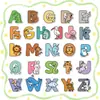 Adesivos de Animais do Alfabeto Transfronteiriços, 52 Peças, Material de Papelaria, Garrafas de Água Educacionais, Brinquedos Personalizados, Desenhos Animados Criativos de Ortografia para Crianças