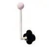 Estante de almacenamiento para scrunchies y diademas para baño, organizador de pared sin taladro para accesorios para el cabello, pinzas para el cabello, ligas elásticas y diademas
