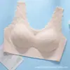 Roupa íntima feminina sem costura sutiã push up feminino sutiã colete beleza esportivo sem fio feminino outono e inverno Bojo Completo