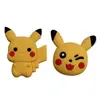 Accesorios DIY Personalizados de Pikachu, Accesorios Decorativos de Goma Suave, Accesorios para Fundas de Teléfono Móvil, Accesorios para el Cabello de Personajes de Dibujos Animados, Accesorios para Zapatos con Agujeros