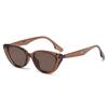 Gafas para Miopía de Nuevo Estilo, Gafas de Sol Gato Retro de Marco Pequeño Personalizadas, Gafas de Sol de Moda para Exteriores, Ciclismo y Montañismo