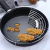 ¡Guau, estante para ollas semicircular de alambre grueso de acero inoxidable 304, estante de alambre para freír y escurrir, estante para ollas con aislamiento térmico de cocina, estante para vaporizar al por mayor