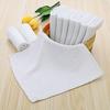 Toalla cuadrada blanca de algodón para catering de hotel KTV, 30 x 30 cm, toalla de aviación, toalla de mano, toalla pequeña para restaurante, trapo desechable