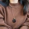 Collar largo con colgante de nariz de cerdo para mujer, nuevo, ajustable, temperamento de otoño e invierno, accesorios de alta gama que combinan con todo