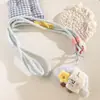 Nueva Funda para Teléfono Móvil con Lanyard de Cadena Larga Diagonal Colgante de Hombro Cadena Cruzada Universal para Salir con Muñeco de Conejo Estrella de Nube Ins
