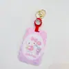 Boneca luminosa de desenho animado Sanri porta-cartões de renda de desenho animado atacado conjunto de cartão de estudante campus certificado de trabalho fabricante