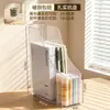 Organizador de archivos vertical BNBS, diseño transparente para fácil visualización y recuperación rápida de archivos, adecuado para estudiantes y uso de oficina