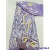 Vestido Moderno Francés Bordado con Lentejuelas Vestido de Boda Tela de Encaje Lentejuelas Nupciales Tela de Encaje