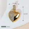 Collar Colgante Ins Wind Love Accesorios DIY Joyería Decorativa para Mujer Collar Joyería Exquisito Circonita Microincrustada Colgante Único