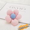 Nova cor de algodão cinco pétalas flor jóias roupas bolsa acessórios para cabelo acessórios para cabeça broche faça você mesmo flor