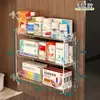 Venta Directa de Fábrica Estantería Exhibidora para Almacenamiento de Medicamentos Farmacia Supermercado Armario Estantería Transparente Multicapa Estantería para Almacenamiento de Medicamentos