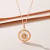 Collar de Perla Madre Rosa de Venta Caliente Transfronterizo Cadena de Clavícula de Nicho Nueva Temperamento Alto Gama Suministro en Vivo
