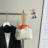 Bolso Cubo de Gran Capacidad, Diseño de Nicho, Simple y Elegante, Verano 2026, Bolso de Hombro Único, Bolso de Tela de Moda