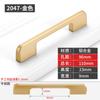 Tirador de puerta de armario minimalista moderno Yijia, herrajes negros para puertas de armarios de cocina y cajones, colección de tiradores de puertas de armarios