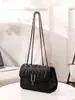 Bolsas Pequeñas para Mujer Estilo Coreano al por Mayor Bolsas para Mujer Bolso con Cadena y Cierre 2025 Nuevo Textura de Nicho Bolso de Hombro Único Cruzado