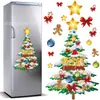 Imán de Refrigerador de Muñeco de Nieve Navideño Más Popular de Amazon Decoración de Pegatina Magnética para Refrigerador de Invierno con Papá Noel y Copo de Nieve