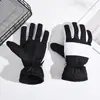 Guantes Impermeables para Esquí y Deportes al Aire Libre y Ciclismo, Hombres y Mujeres, Adultos, Calidez Invernal, Algodón Impermeable, Forro de Felpa, Resistentes al Viento y al Frío