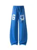 Colección Otoño 2026: Pantalones de pierna curva de mezcla de algodón con estampado americano sin sombras para pared, tallas M-5XL, HK261097-Especial P34