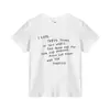 Novedad de Verano Estilo Dulce y Picante Hombro Derecho Cuello Redondo Diseño de Estampado de Letras Tops de Manga Corta Casuales Versátiles para Mujer Camisetas