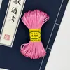 20 m Hilo de corbata china poliéster color 5 líneas cuerda tejida a mano alambre para joyería DIY venta al por mayor