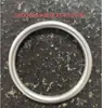 Pulseira de Aço Inoxidável Personalizada, Anel Redondo Vazado Retrô Liso de Alta Qualidade, Pulseira Feminina, Pulseira, Joias de Aço Titânio