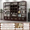 Nuevo mueble de entrada estilo chino, estante de exhibición estilo antiguo, separador de sala de estar, bambú nan vintage, panel de entrada y estante de almacenamiento simple moderno