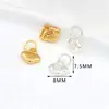 Banho Eletrolítico de Ouro Real 18K Cor Duradoura Pingente Pequeno de Ábaco da Fortuna Acessório para Joias DIY Brincos Brincos de Orelha Pulseira Colar D104