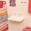Estante de Almacenamiento Plegable para Pared Dormitorio Estudiantil Montado en Pared Sin Taladro Escritorio Litera Estante de Almacenamiento para Escombros de Pared