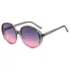 Nuevas Gafas de Sol Redondas de Marco Grande de Moda Transfronteriza Personalidad Hip-Hop Europeo y Americano Pequeñas Gafas de Sol Anti-UV para Hombres y Mujeres