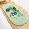Manta de Cama de Noche de Estilo Chino para Dormitorio, Manta Gruesa para Habitación de Niña, Alfombra Larga Resistente a las Manchas para Piso Frente a la Cama, Alfombra para Sala de Estar