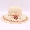 Sombrero de Verano para Mujer para la Costa Sombrero de Sol para Vacaciones Sombrero de Playa Sombrero de Paja de Ala Ancha para Viajes al Aire Libre Moda Coreana Sombrero de Sol