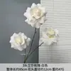 3 Cabezas de Rosas Artificiales de Elsa, Decoración para el Hogar de Lujo Ligero para Sala de Estar y Mesa de Comedor, Accesorios para Fotografía de Bodas, Materiales Florales, Flores Falsas