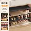 Los estantes escalonados del zapatero son retráctiles y ahorran espacio, una herramienta mágica para guardar zapatos con un soporte para zapatos de doble capa para la entrada