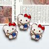 Funda para Teléfono de Gel de Crema de Dibujos Animados Sanrio Acrílica Lindo Coreano DIY Hecho a Mano Pasador Hebilla de Zapato Broche Parche
