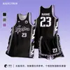Conjunto de Uniforme de Basquete Novo 2026 para Estudantes Universitários Masculinos e Femininos, Camisa de Secagem Rápida Estilo Americano, Uniforme de Equipe para Treino e Competição com Estampa de Equipe
