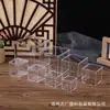 Caja Transparente de Plástico PS con Tapa Cuadrada Personalizada para Souvenirs, Dulces, Chocolate, Almacenamiento y Cría