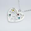 Collar S925 de plata pura personalizado DIY transfronterizo para figura Clavícula grabada en inglés Colgante estilo europeo y americano