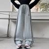 Calças de Perna Larga para Meninas Outono e Inverno Calças Retas Infantis Calças Esportivas com Forro de Fleece Calças de Menina Roupa de Outono Calças de Moletom Pretas para Crianças Maiores