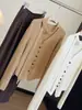 Elegante cárdigan de punto con cuello en V y manga larga de diseño fluido, suéter base ajustado para mujer, novedad otoño 2026