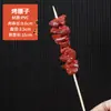 Modelo Barbacoa Alitas de Pollo Olla Caliente Brochetas de Barbacoa Comida Falsa Decoración Sensorial Decoración de Comida Atrezo Brochetas a la Parrilla
