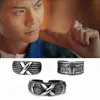 J111 Pulseira Buda Antigo Jiumen Zhang Qishan Zhao Liying Anel Retrô Abertura Liga de Zinco Banhada a Prata