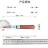 Hecho a Medida por el Fabricante, Cuchillo de Injerto de Jardinería Hecho a Mano, Cuchillo de Injerto de Frutas de Madera de Peral, Cuchillo de Electricista Multifuncional, Cuchillo Pequeño para Injerto de Yemas, Hoja Afilada de Acero Inoxidable