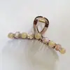 Grampo de cabelo coreano de alta qualidade para cabelos grossos, grampo de tubarão grande para a parte de trás da cabeça, presilha super grande, acessório de cabelo