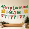 Feliz Navidad Banderines para Fiesta de Navidad, Guirnalda, Banderines, Banderas, Suministros Decorativos Hechos a Medida